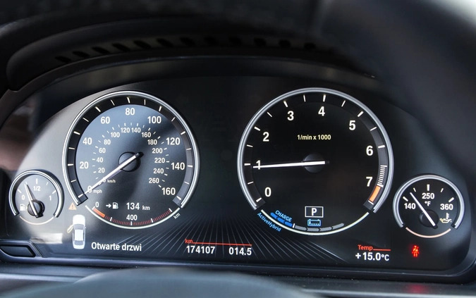 BMW Seria 5 cena 81900 przebieg: 174107, rok produkcji 2013 z Rzeszów małe 781
